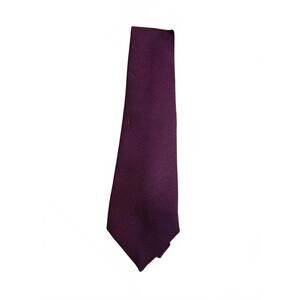 Vintage 70's David Taylor Burgundy Polyester Tie